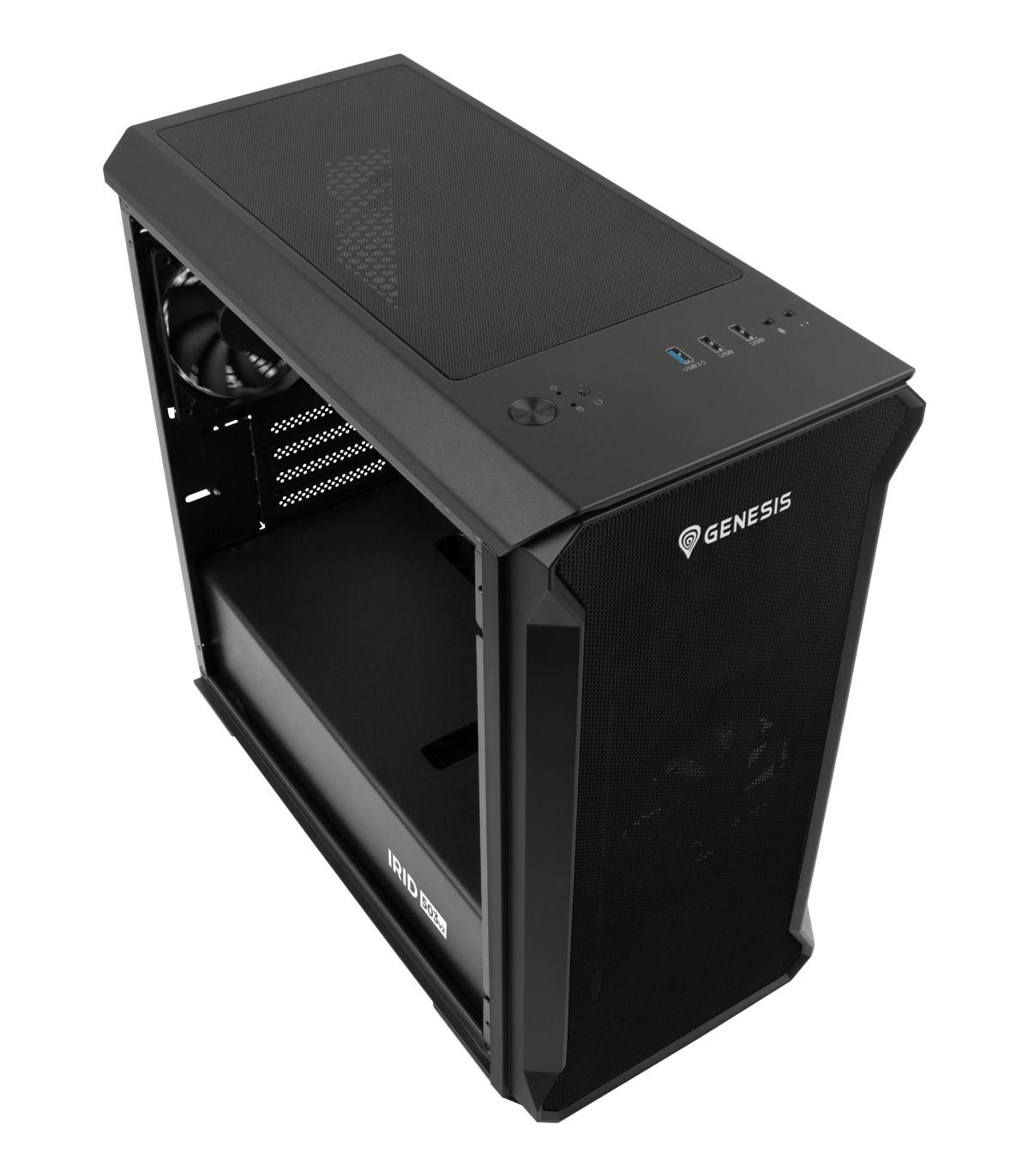 CAJA GAMING GENESIS IRID 503 MATX MINITORRE 1XUSB3.0 2XUSB2.0 SIN PSU