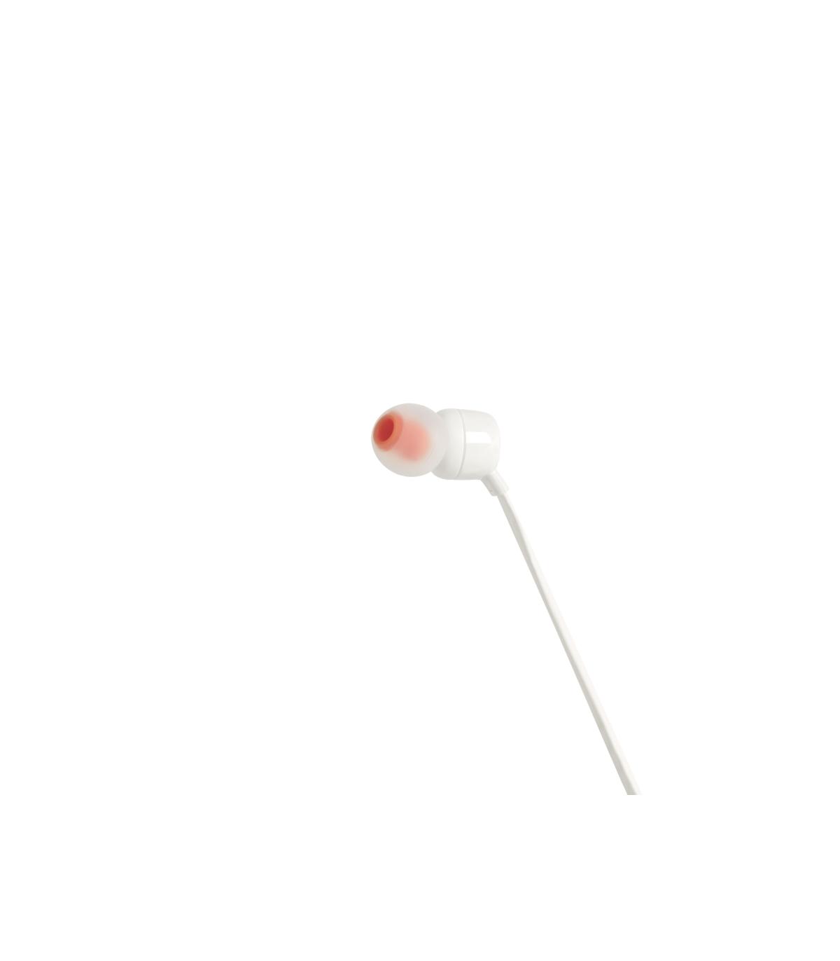 Auriculares Intrauditivos JBL Tune 110  Con Micrfono  Jack 3.5  Blancos