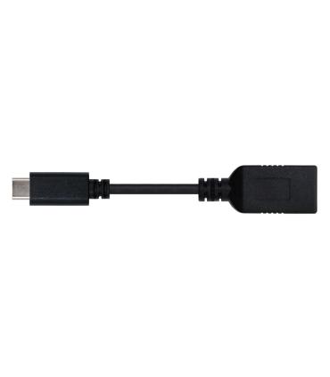 Nanocable - Cable USB 3.1 3A USB-C M-A F 15cm Negro