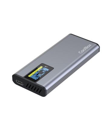 Coolbox CAJA SSD M.2 NVME SATA LCD MINICHASE PS32
