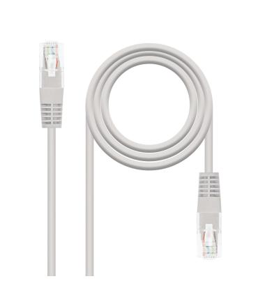 Nanocable - Cable De Red Latiguillo UTP CAT.5e De 0,25m - Color GRIS