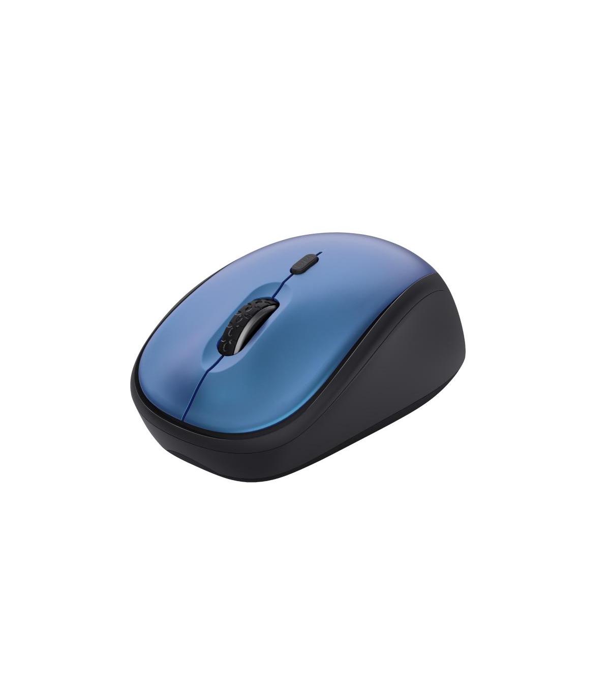 Ratn Mini Inalmbrico Trust Yvi+ Silent  Hasta 1600 DPI  Azul