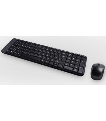 COMBO TECLADO RATON LOGITECH MK220 RF INALAMBRICO NEGRO