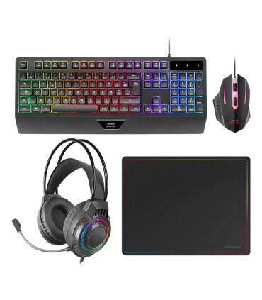 MARS GAMING TECLADO+RATON+ALFOMBRILLA+AURICULAR