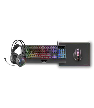 MARS GAMING TECLADO+RATON+ALFOMBRILLA+AURICULAR