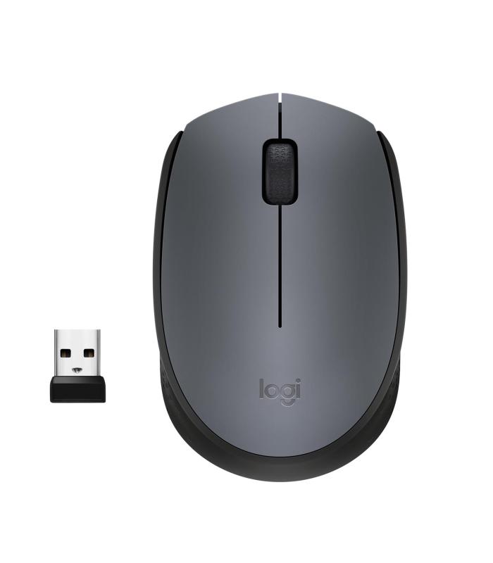 Ratn Inalmbrico Logitech M170  Hasta 1000 DPI  Gris