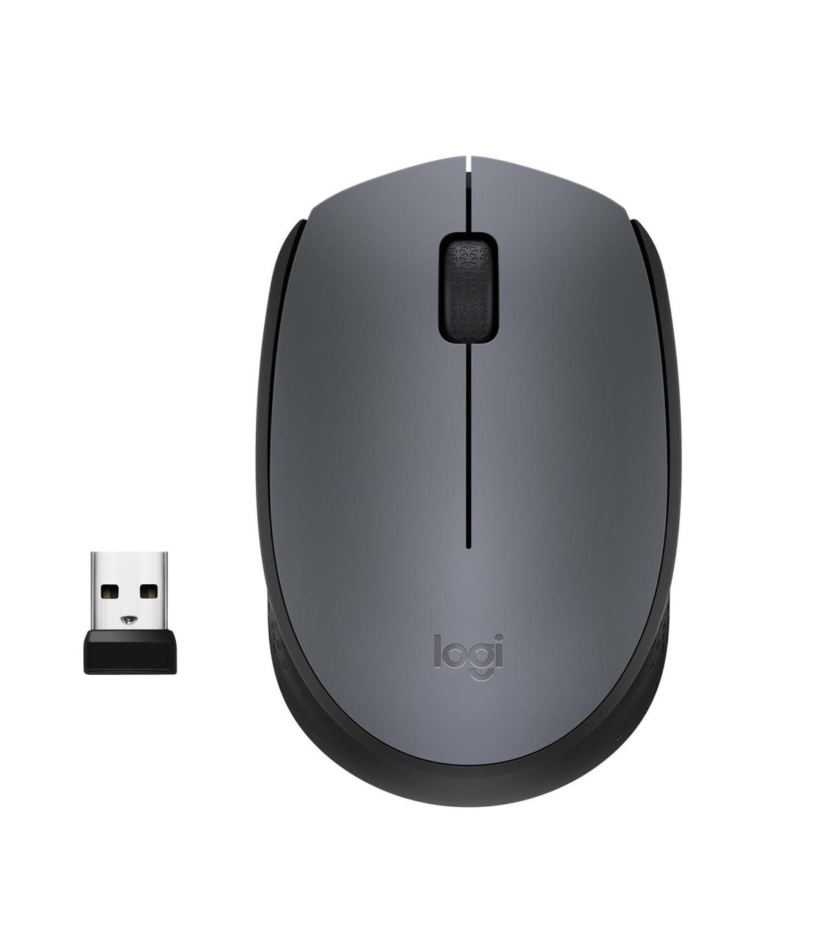 Ratn Inalmbrico Logitech M170  Hasta 1000 DPI  Gris