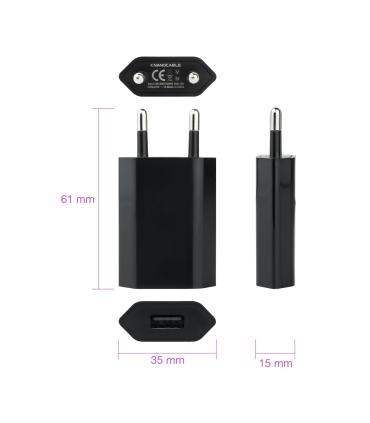 Cargador De Pared Nanocable 10.10.2002  1xUSB  5W