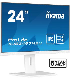 Iiyama ProLite XUB2497HSU-W2 Pantalla Para PC 60,5 Cm (23.8") 1920 X 1080 Pixeles Full HD LED Blanco