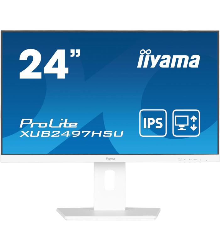Iiyama ProLite XUB2497HSU-W2 Pantalla Para PC 60,5 Cm (23.8") 1920 X 1080 Pixeles Full HD LED Blanco