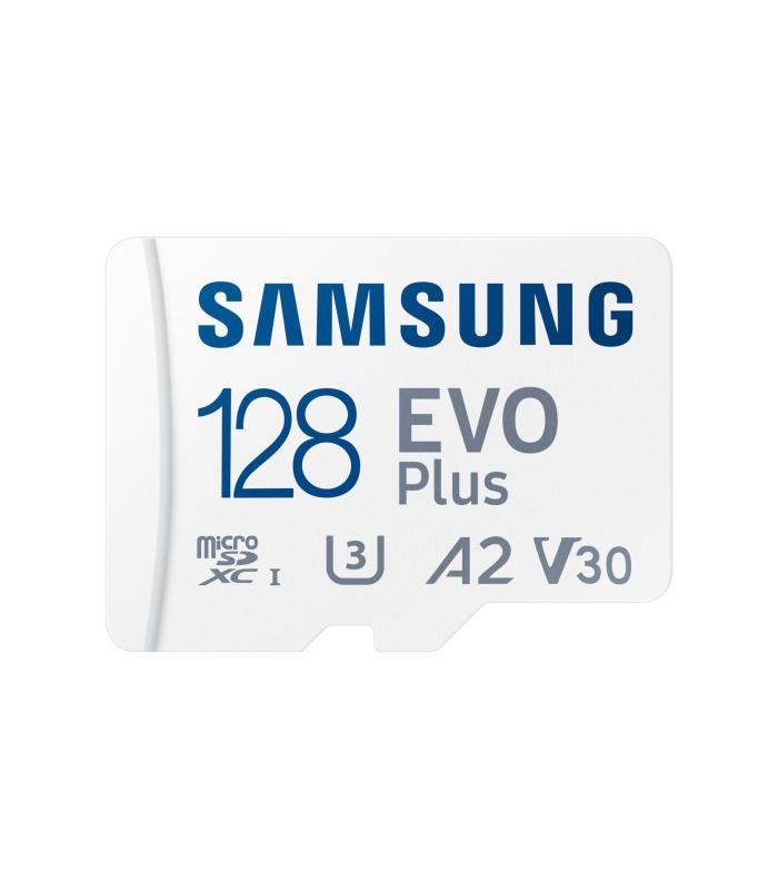 Tarjeta De Memoria Samsung EVO Plus 2023 128GB MicroSD XC Con Adaptador  Clase 10  160MBs