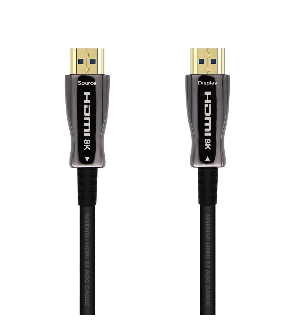CABLE HDMI AISENS V2.1 OPTICO ACTIVO AOC 8K60HZ M M 50M NEGRO