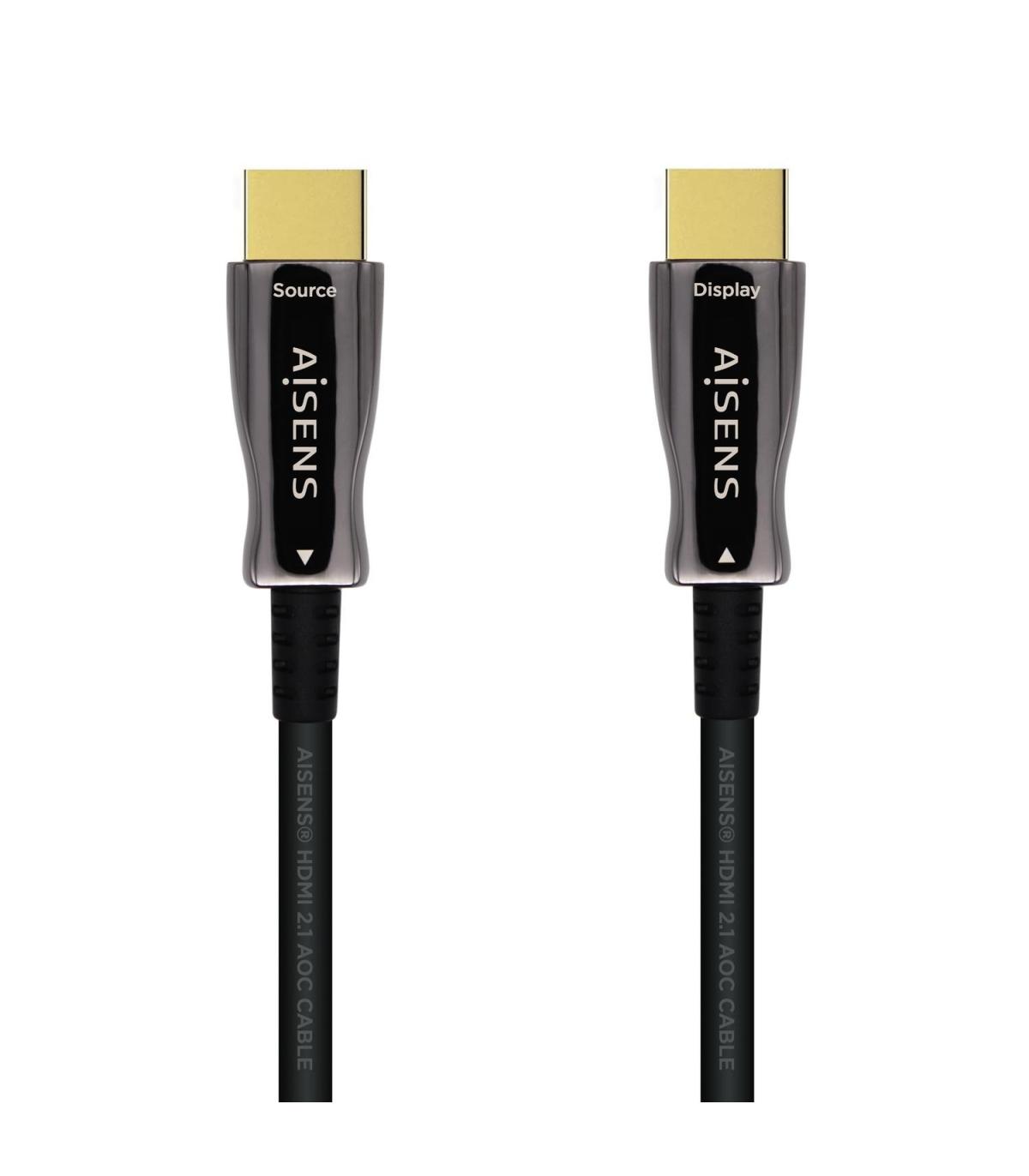 CABLE HDMI AISENS V2.1 OPTICO ACTIVO AOC 8K60HZ M M 50M NEGRO
