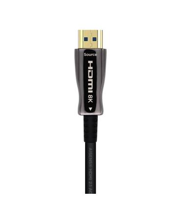 CABLE HDMI AISENS V2.1 OPTICO ACTIVO AOC 8K60HZ M M 50M NEGRO
