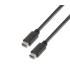 Cable USB 2.0 Tipo-C Aisens A107-0056  USB Tipo-C Macho - USB Tipo-C Macho  Hasta 9W  625Mbps  1m  Negro