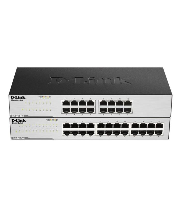 Switch D-Link GO-SW-24G 24 Puertos  Gigabit 10 100 1000