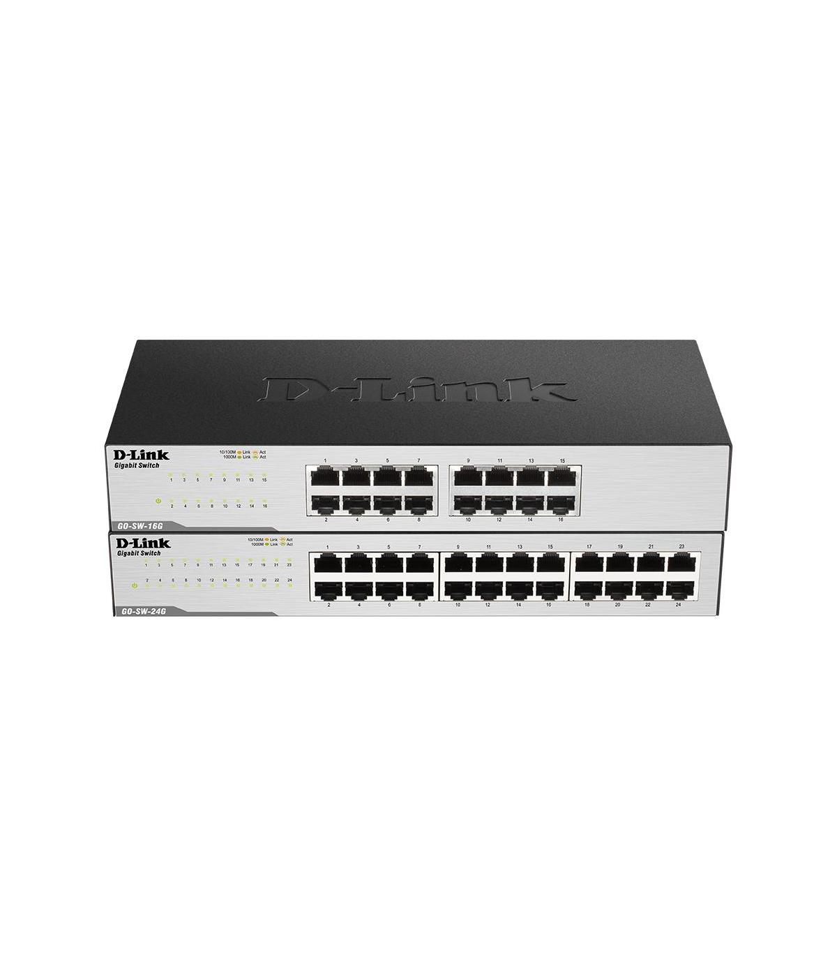 Switch D-Link GO-SW-24G 24 Puertos  Gigabit 10 100 1000