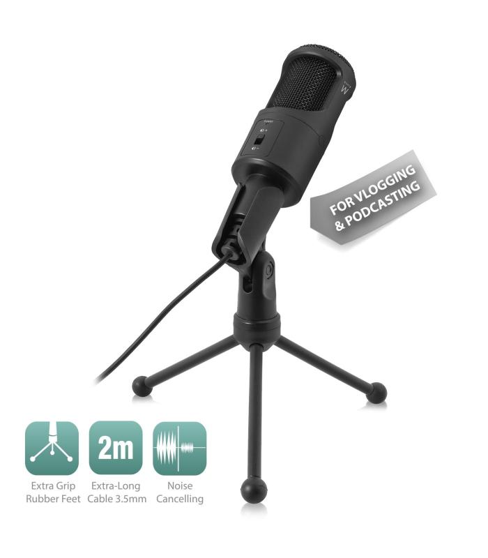 Microfono Multimedia Ewent Ew3552 Con Cancelacion De Ruido