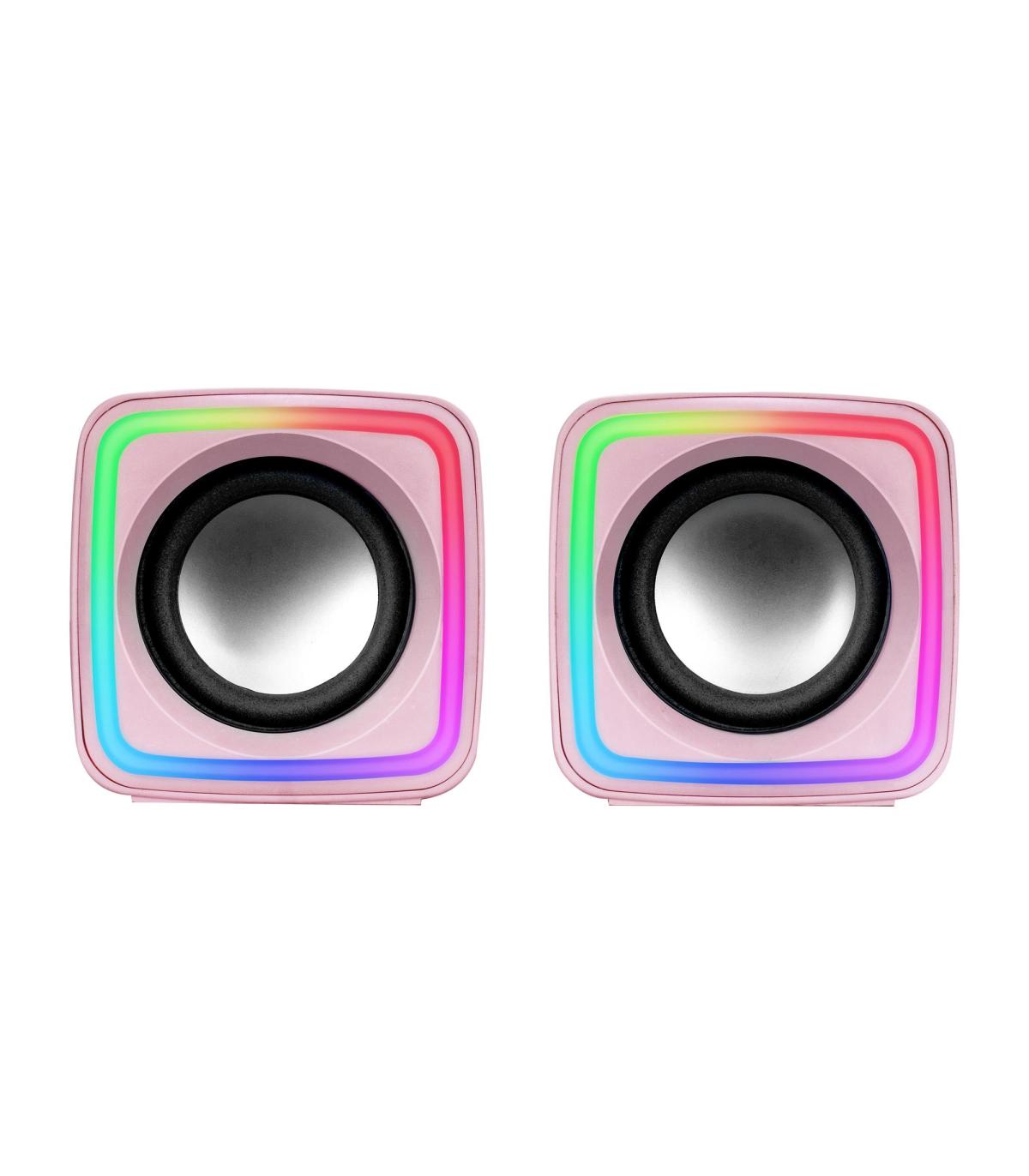 MARS GAMING Altavoces MSCUBE Premium 8W Pink