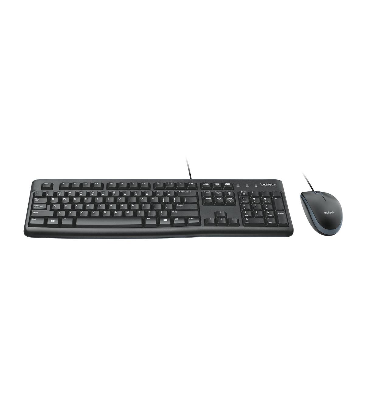 COMBO TECLADO RATON LOGITECH MK120 USB NEGRO