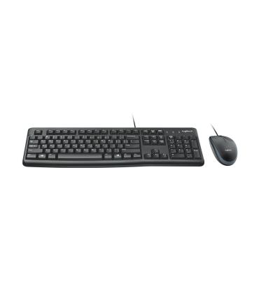 COMBO TECLADO RATON LOGITECH MK120 USB NEGRO