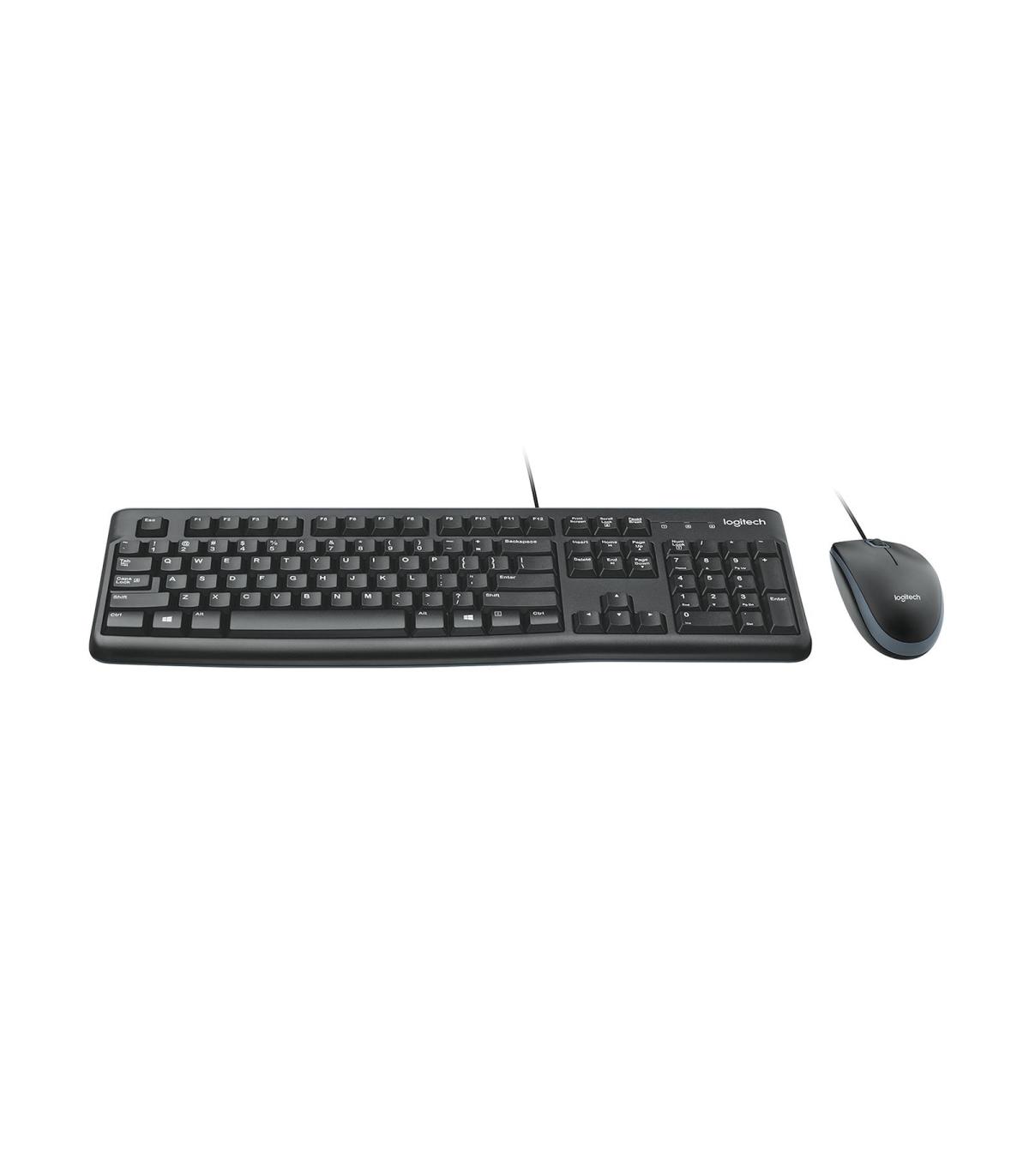 COMBO TECLADO RATON LOGITECH MK120 USB NEGRO