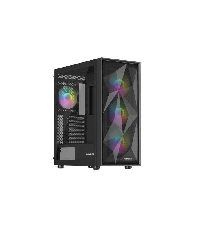 CAJA GAMING GENESIS DIAXID 605 ARGB ATX MEDIATORRE 1XUSB-C 2XUSB3.0 SIN PSU