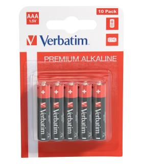PILAS ALCALINAS VERBATIM LR3 AAA 1.5V PACK 10