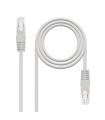 Nanocable Cable De Red Latiguillo RJ45 Cat.6 UTP AWG24, Gris, 1.5m