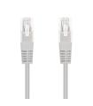 Nanocable Cable De Red Latiguillo RJ45 Cat.6 UTP AWG24, Gris, 1.5m