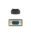 Nanocable Cable Conversor DP A VGA Negro, 2 M