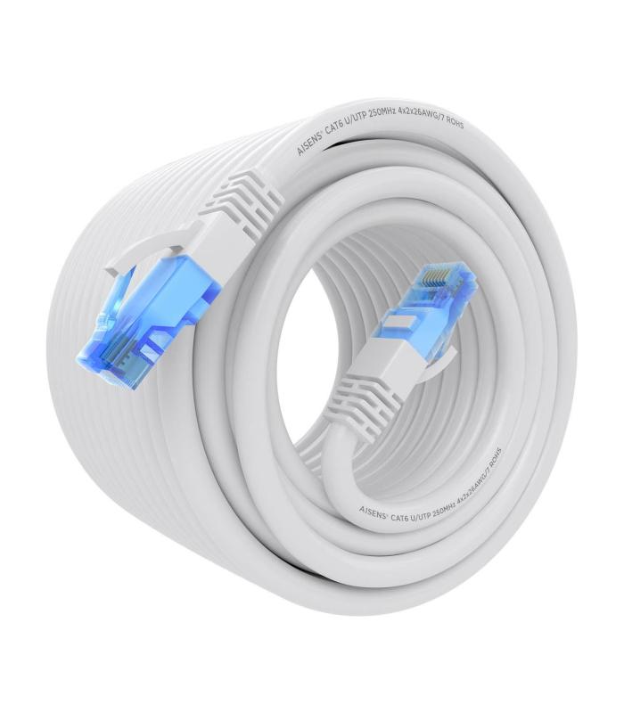 Aisens Cable RJ45 CAT.6 UTP AWG26 CCA Blanco 20m