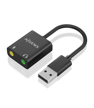 Tarjeta De Sonido Aisens A106-0769  USB Macho - 2xJack 3.5 Hembra