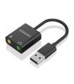 Tarjeta De Sonido Aisens A106-0769  USB Macho - 2xJack 3.5 Hembra