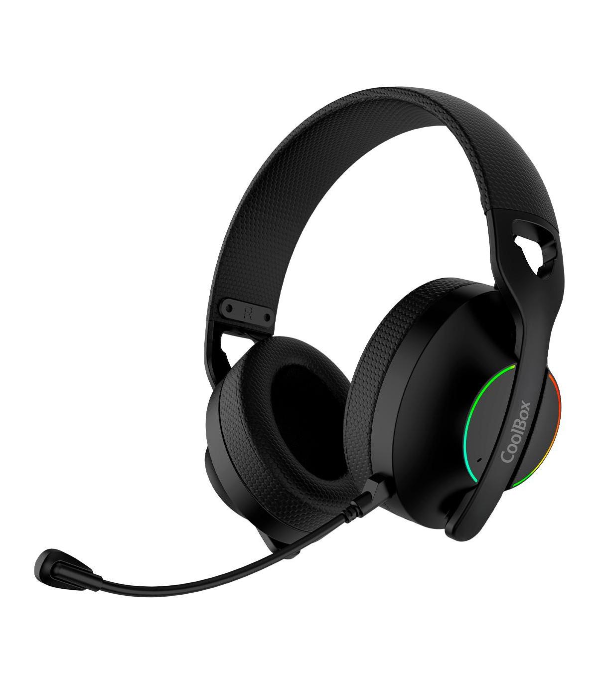 Coolbox Gaming Auriculares Diadema Mic WB01 RF+BT