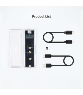 Caja Externa Para Disco SSD M.2 NVMe TooQ TQE-2200  USB 3.2  Sin Tornillos