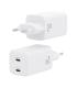 Cargador De Pared GaN Aisens ASCH-65W2P039-W  2xUSB Tipo-C  65W