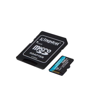 Kingston Technology Tarjeta MicroSDXC Canvas Go Plus Gen4 De 256 GB, 200 MB s, A2 U3 V30 Y Adaptador