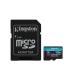Kingston Technology Tarjeta MicroSDXC Canvas Go Plus Gen4 De 128 GB, 200 MB s, A2 U3 V30 Y Adaptador