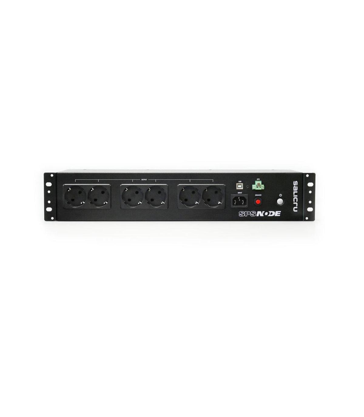 SAI Offline Salicru SPS 900 Node  900VA  8 Salidas  Formato Rack 2U