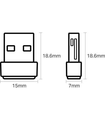 Adaptador USB - WiFi TP-Link Archer T2U Nano  600Mbps
