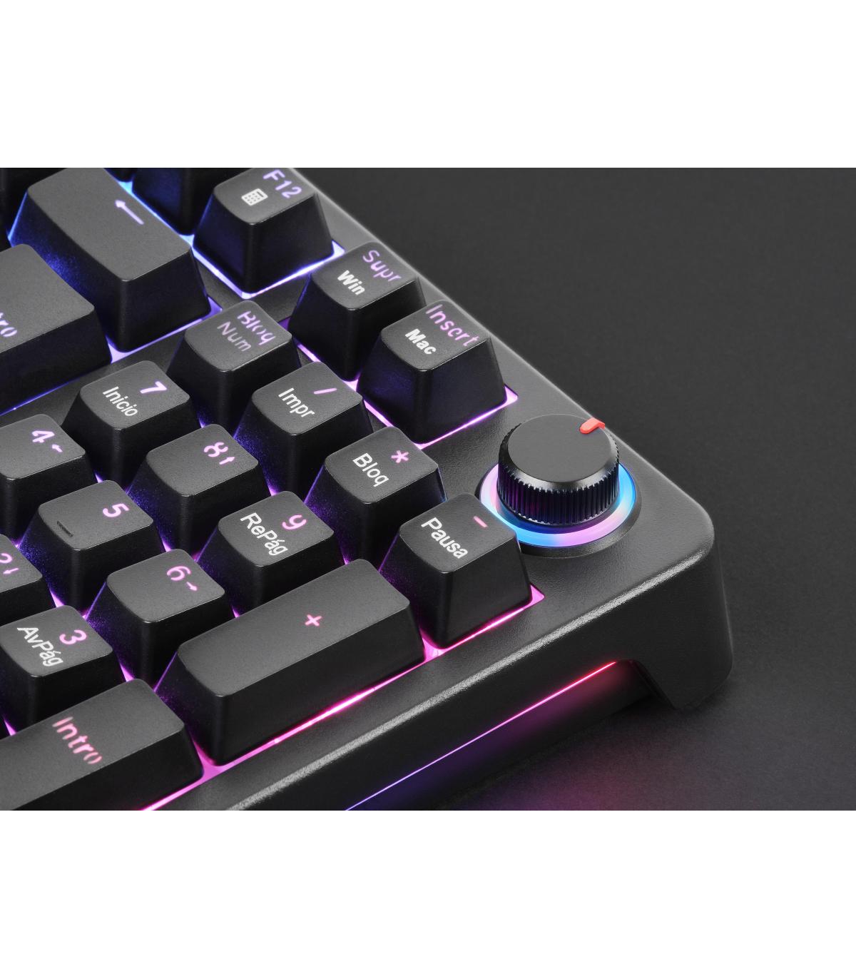 Mars Gaming Teclado MKPROBES Blue Switch RGB Negro