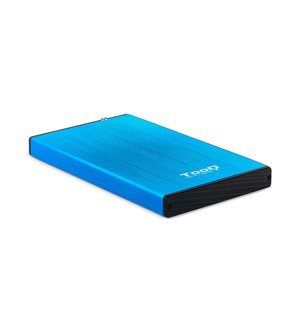 CAJA EXTERNA 2.5 TOOQ 95 MM SATA USB 3.0 3.1 GEN1 AZUL TOOQ TQE-2527BL