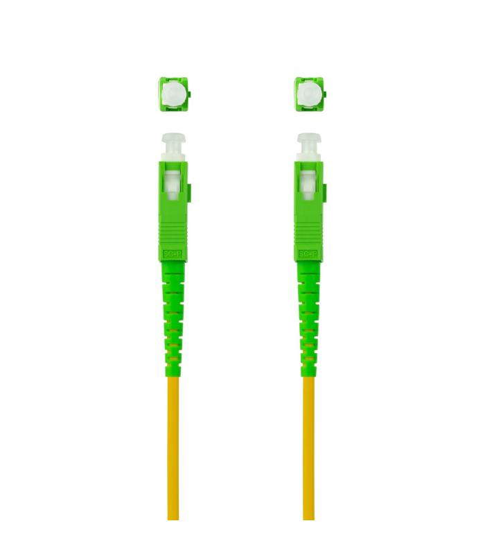 Nanocable Cable Fibra SC APC LSZH Amarillo 5m