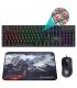 Hiditec Combo Gaming GK400 Tecl+Rat+Alfombrilla