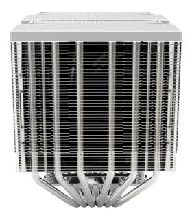 Ventilador Con Disipador Doble Mars Gaming MCPU-XU6  2x 12cm  Blanco