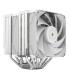 Ventilador Con Disipador Doble Mars Gaming MCPU-XU6  2x 12cm  Blanco