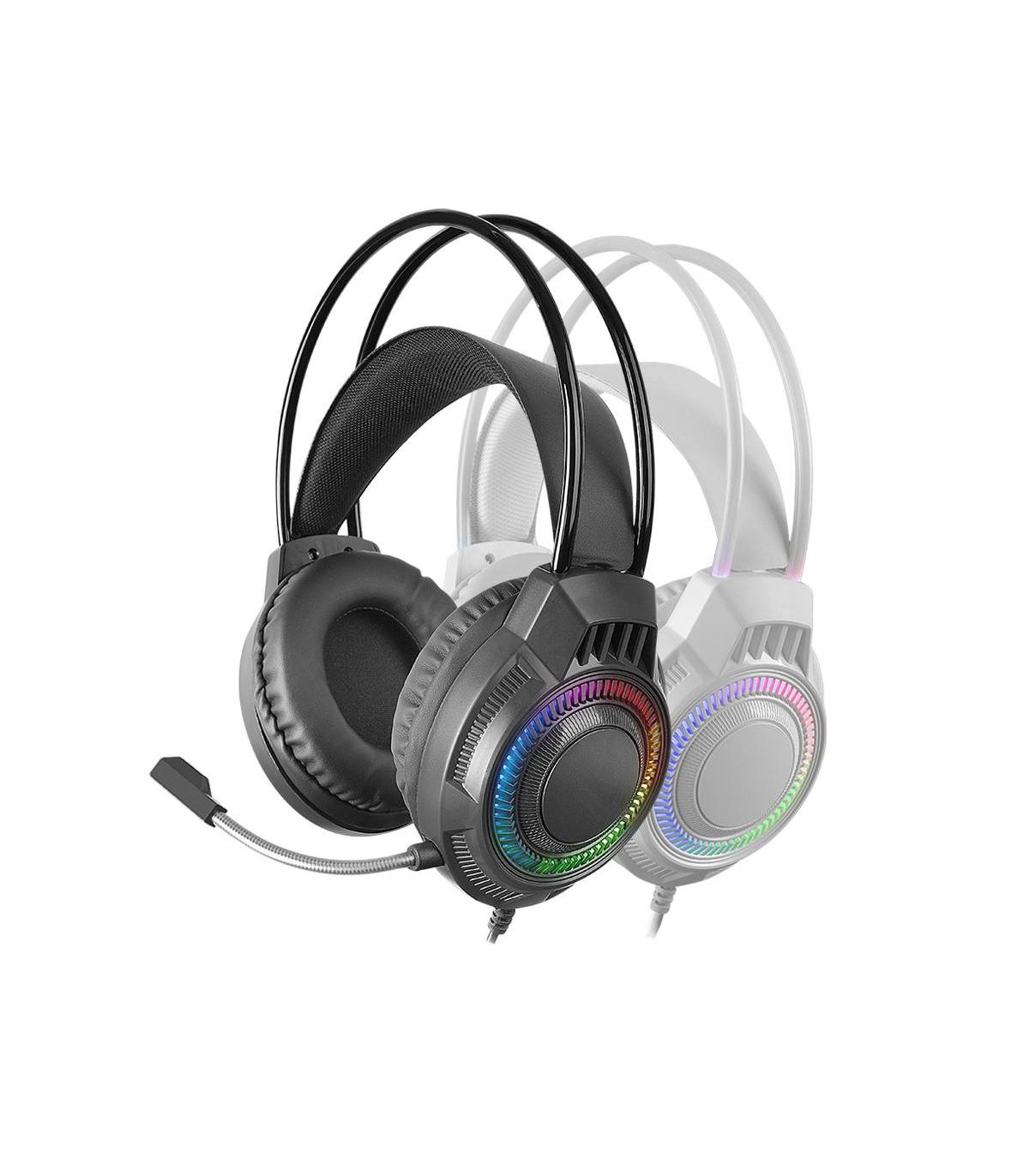 Auriculares Gaming Con Micrfono Mars Gaming MH124W  Jack 3.5  Blancos