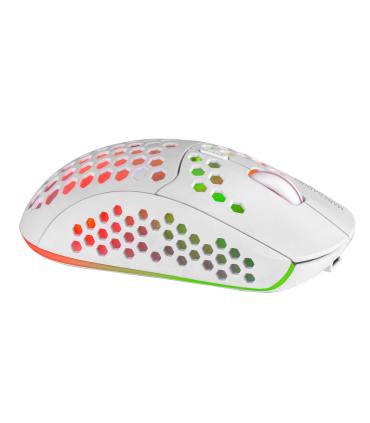 Ratn Gaming Inalmbrico Mars Gaming MMW3W  Batera Recargable  Hasta 3200 DPI  Blanco