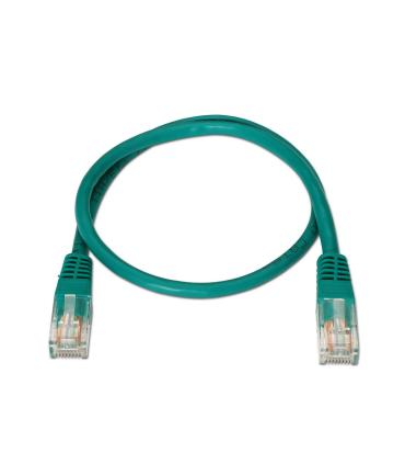 CABLE RED LATIGUILLO RJ45 CAT.6 UTP AWG24 VERDE 1.0M AISENS A135-0246